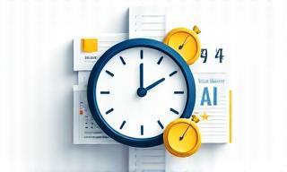 Horloge illustrant le respect des délais