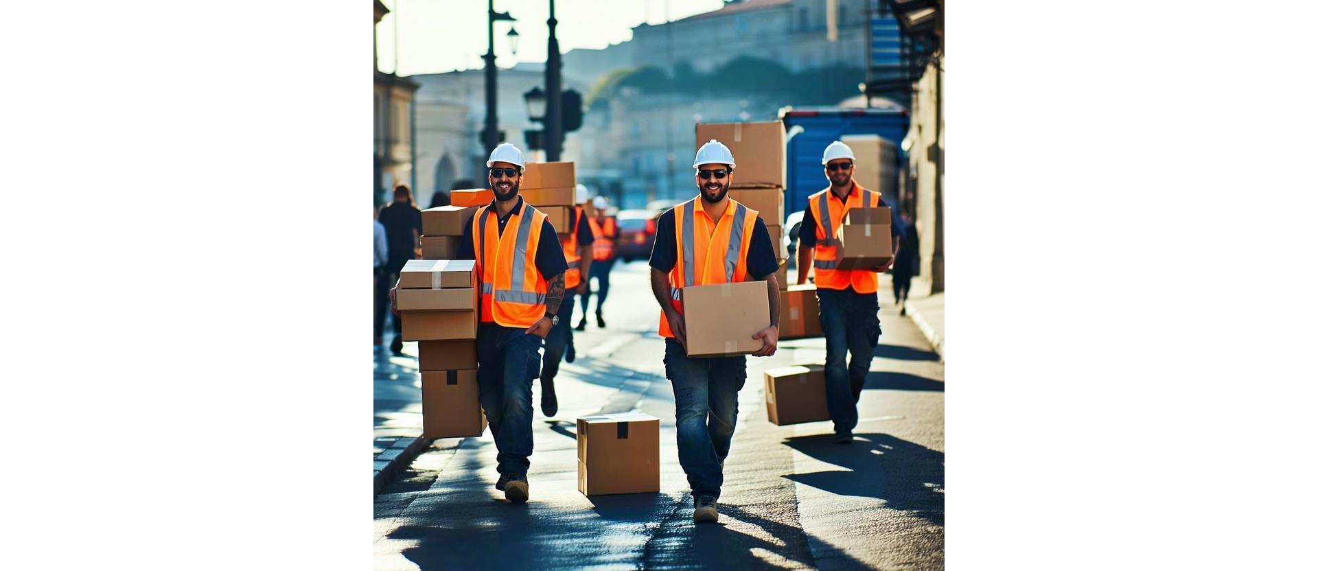 Équipe de déménageurs professionnels en action à Marseille
